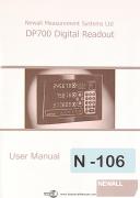 Newall Measuring Systems-Newhall Measuring Systems DP700 DRO, Owner\'s Manual Year (1980)-DP700-01